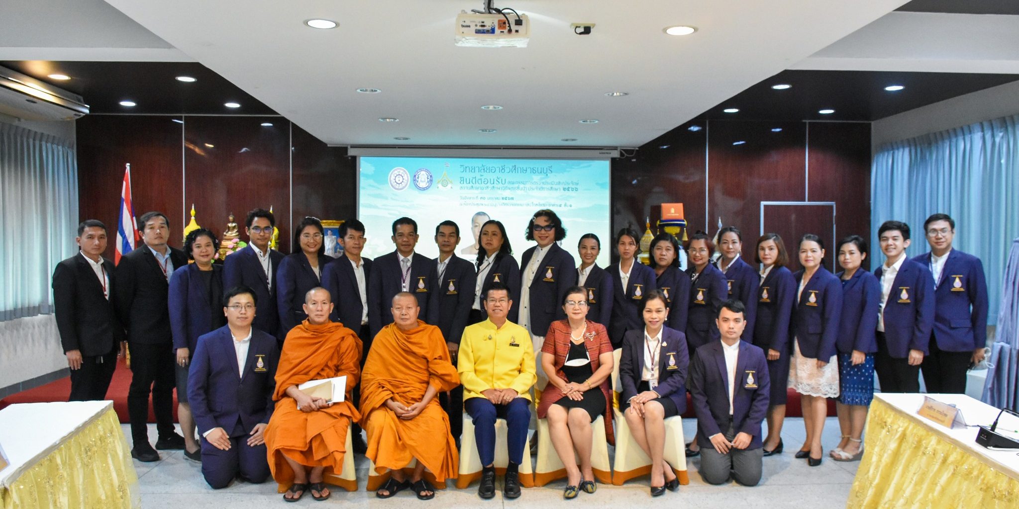 วิทยาลัยอาชีวศึกษาธนบุรี ได้เข้ารับการประเมินเชิงประจักษ์สถานศึกษาอาชีวศึกษาวิถีพุทธชั้นนำ